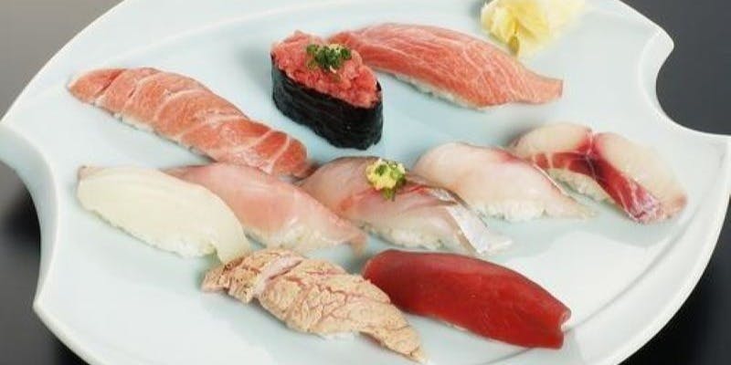 【三崎】まぐろ5種、朝獲れ地魚5種 全10貫