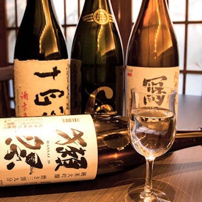 都内屈指の日本酒ラインナップ 限定銘柄多数