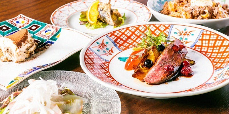 【選べるプリフィックスコース全6品】冷前菜、温前菜、パスタ、メイン、デザート、食後のお飲み物