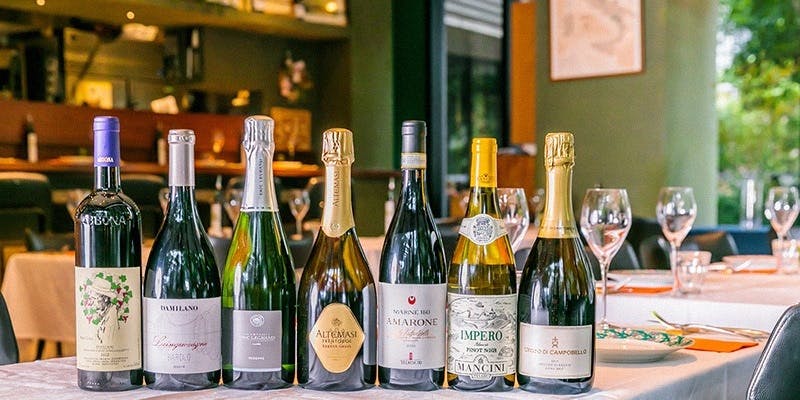 【席のみ予約】～自社輸入のワインとイタリア料理を心ゆくまで～