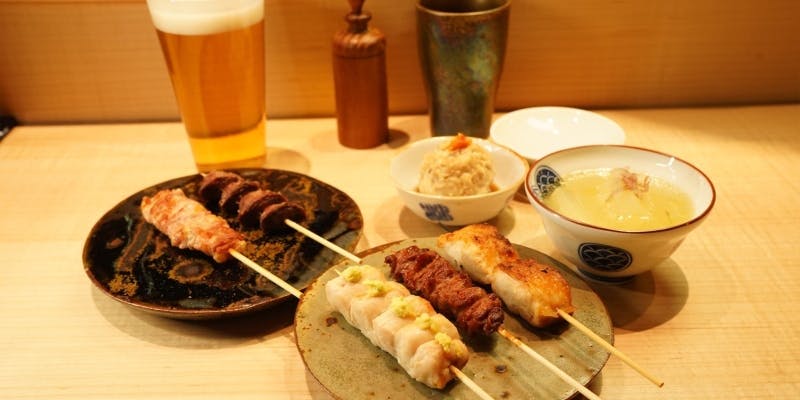 おまかせコース（鶏スープ、もも炭火焼き、焼鳥五本など鶏料理を心ゆくまで堪能できるプラン）