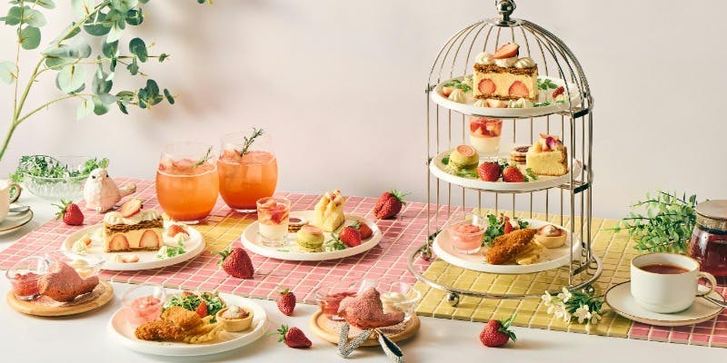 ノスタルジックいちごアフタヌーンティー ～ロンドン・ティータイム～＋10％OFF（早割）