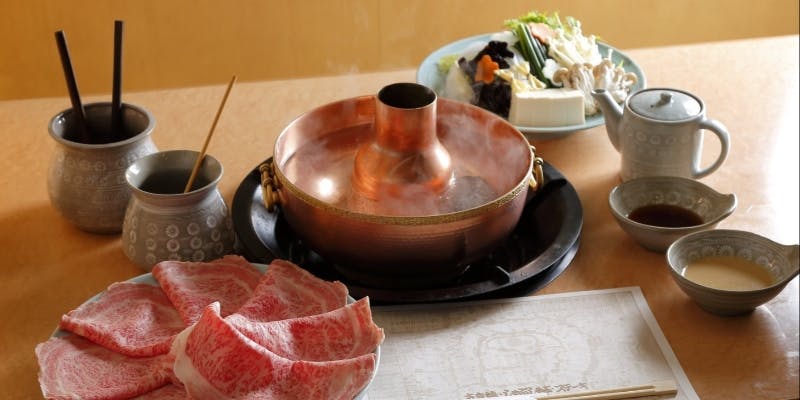 しゃぶしゃぶコース　特選霜降りor特選赤み　竹コース