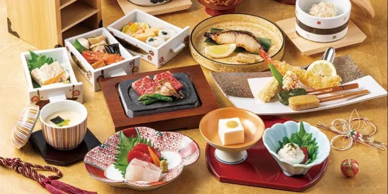  【お祝い懐石 福寿（ふくじゅ）】お祝いのお席にふさわしい華やかな懐石 全14品