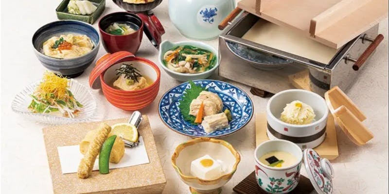 【福まめ膳 】出来立てのお豆腐が味わえる豆づくし膳 全12品（～9/1）