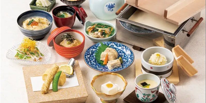  【福まめ膳 】出来立てのお豆腐が味わえる豆づくし膳 全12品