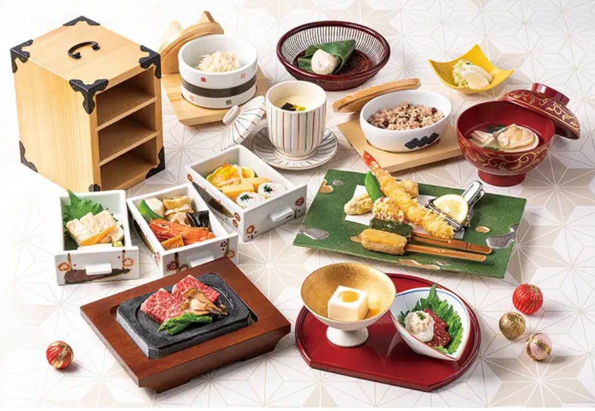 【お祝い懐石 寿（ことぶき）】お祝いのお席にふさわしい華やかな懐石 全12品（9/1～）