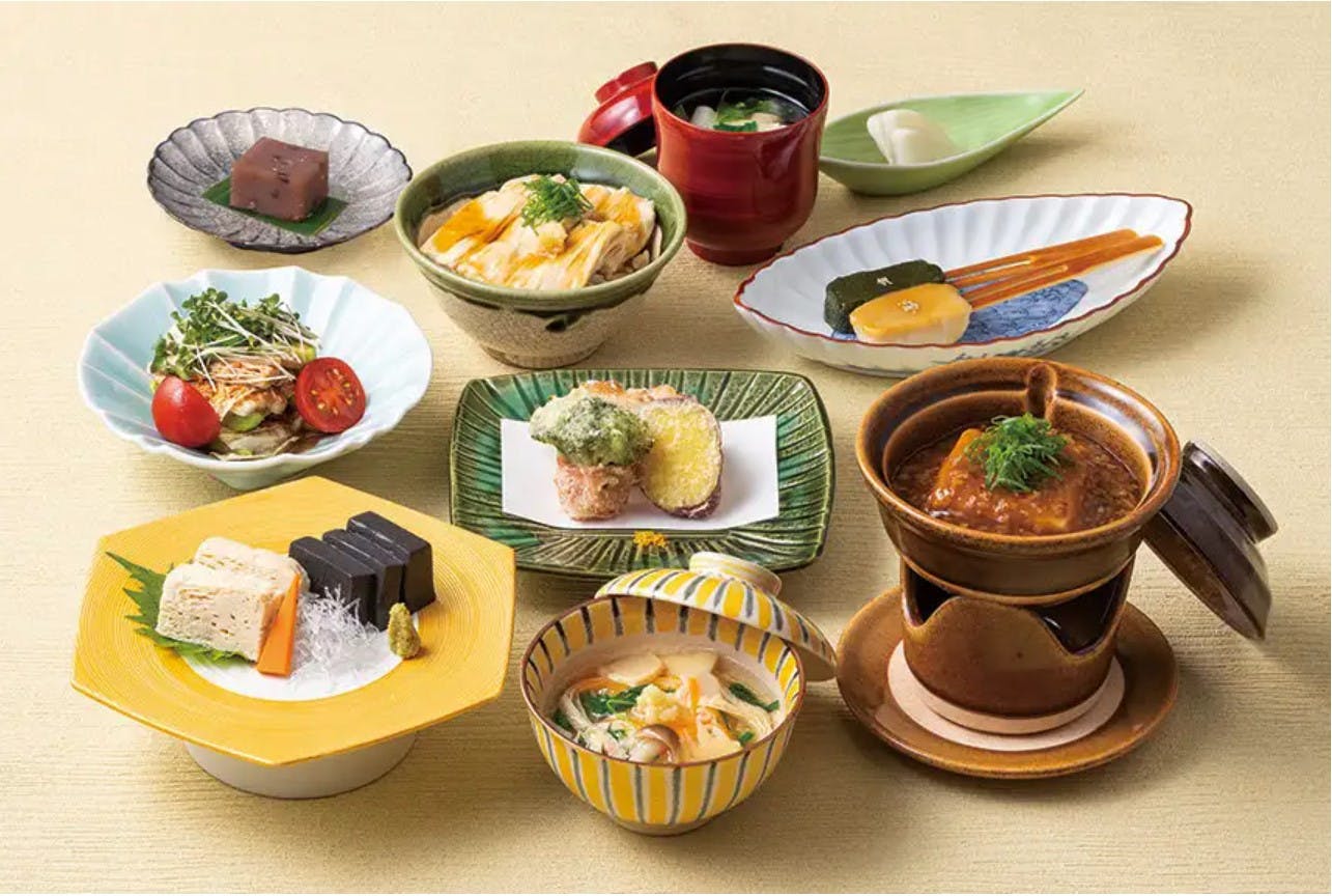  【菜食ランチ】大豆と野菜を使用したヴィーガン対応の特別ランチコース 全10品（平日限定 9/1～）
