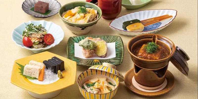 【菜食ランチ】大豆と野菜を使用したヴィーガン対応の特別ランチコース 全10品（平日限定）