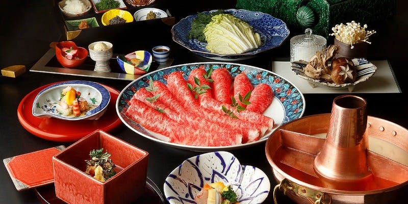 【完全個室】松阪牛 しゃぶしゃぶコース全6品　byなだ万