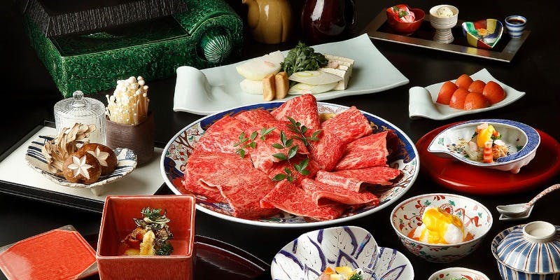 【完全個室】松阪牛 すき焼きコース　全7品　byなだ万