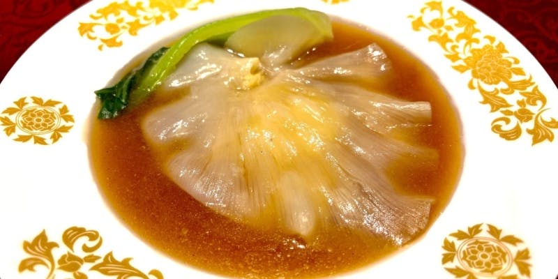 【フカヒレの姿煮ショートコース】フカヒレや金華ハムの上湯汁そばなど贅沢メニュー全7品