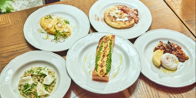 【MORNING】選べるメインプレートのハーフビュッフェ