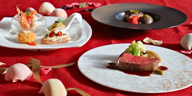 COURSE COCONE～コース ココネ～＋乾杯スパーリングワイン記念日プレート