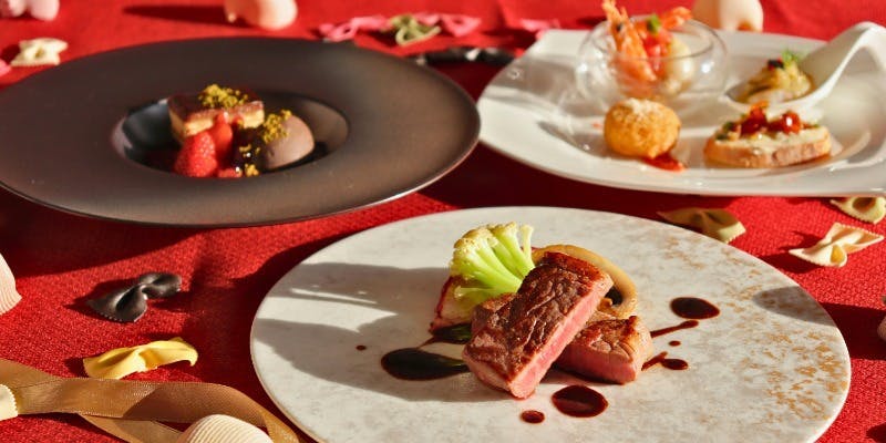 COURSE AURA～コース アウラ～＋乾杯スパーリングワイン記念日プレート