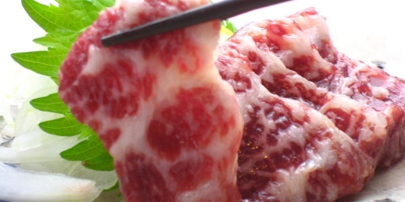 【12月限定】熊本直送馬刺しと鶫 おまかせコース　全14品