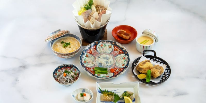 ふぐ御膳5,000円　全8品