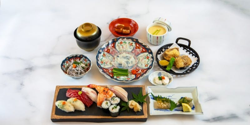 鮨御膳6,000円　全9品