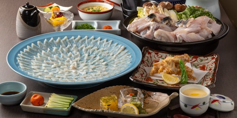 とらふく鍋コース　全7品