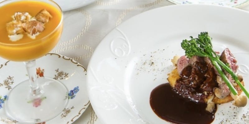 【とっておき季節のパフェを堪能コース】全6品