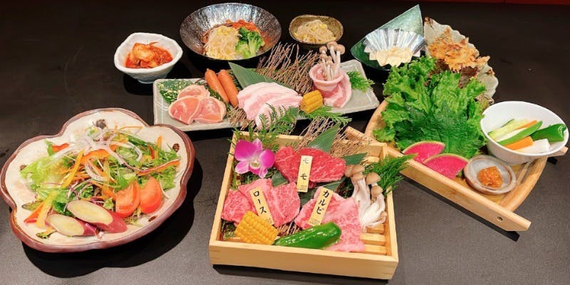 【黒毛和牛食べ放題コース】