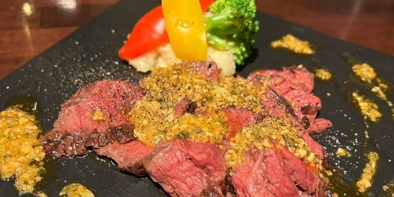 料理10種！生ビール付飲み放題コース！メインは牛ハラミタリアータ！＋席2時間制（ドリンク飲み放題90分）