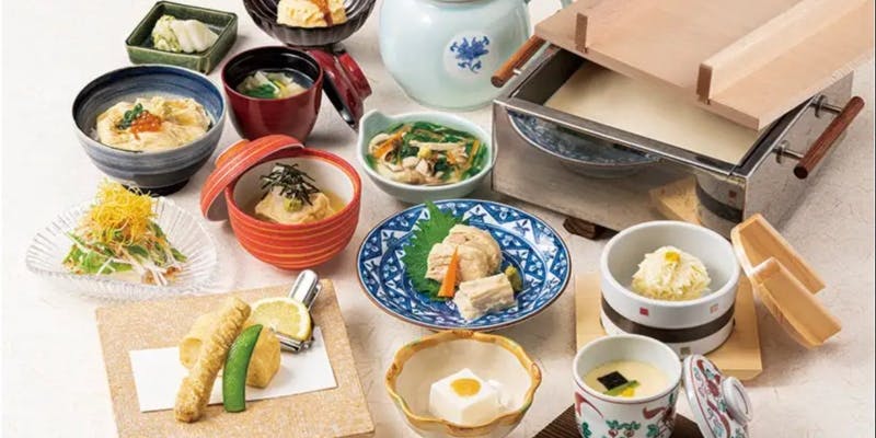 【福まめ膳 】出来立てのお豆腐が味わえる豆づくし膳 全12品