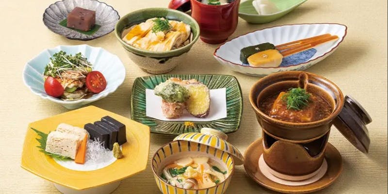  【菜食ランチ】大豆と野菜を使用したヴィーガン対応の特別ランチコース 全10品（平日限定）