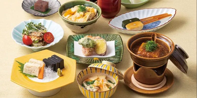 【菜食ランチ】大豆と野菜を使用したヴィーガン対応の特別ランチコース 全10品（9/1～）