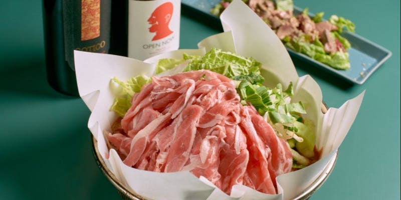 【料理のみ】ラムラムラムコース　〆は2種より選択。ラム生ハム、ラムチョップや紙やきラムを満喫