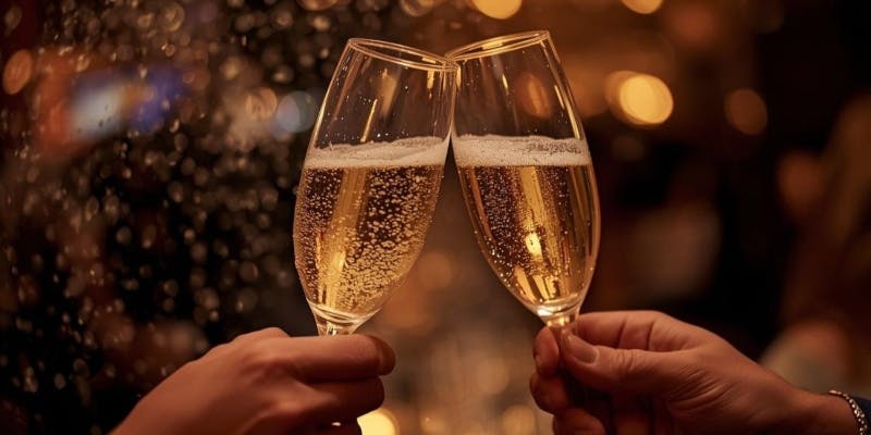 【鮨と天麩羅のおまかせランチコース】＋シャンパーニュフリーフロー 120分制（年末年始限定 1/31まで）