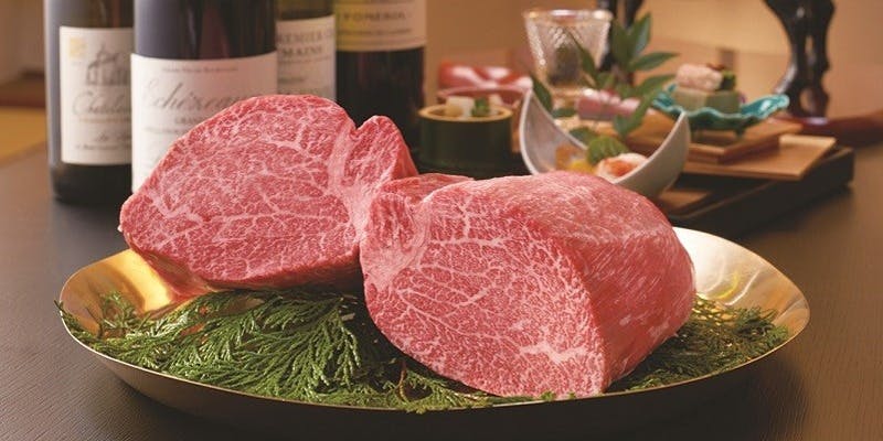 柿安　松阪牛「1％の奇跡」＋シャトーブリアン　あみ焼コース