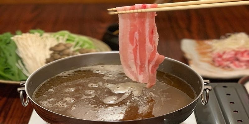 生姜香るしゃぶしゃぶ鍋コース　全7品　＋2時間飲み放題