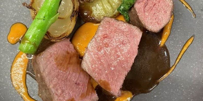 満喫コース メイン白金豚orホロホロ鳥 含む9品