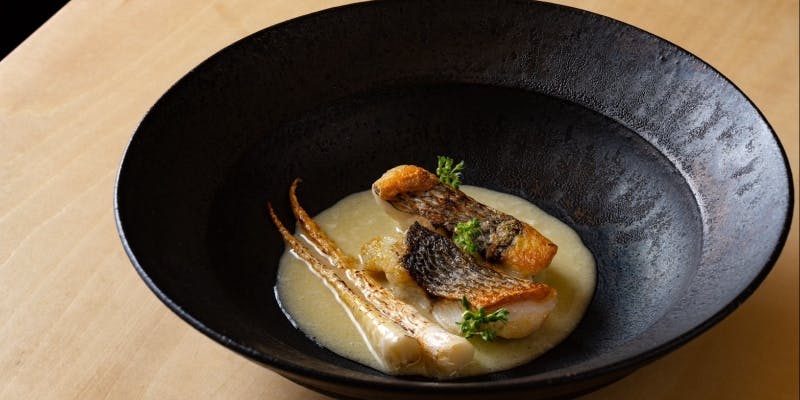 シェフの厳選食材フルコース【魚料理と鴨肉のダブルメイン】