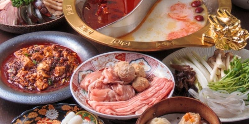 【本格火鍋】美肌＆疲労回復本格火鍋と飲茶を楽しむプラン 全8品