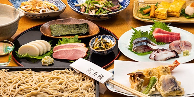 【お気軽コース】お造りや焼き油揚げ、出汁巻き玉子に〆のもりせいろまで