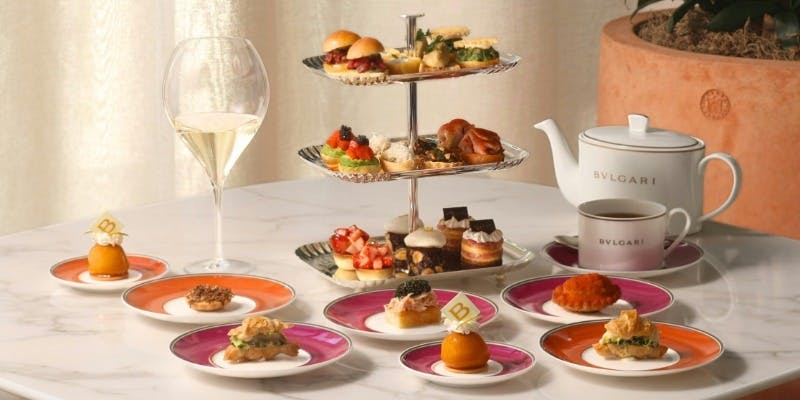【9F Ginza Dolci】ブルガリ ギンザ ドルチ フェスティブシーズン アフタヌーンティー/セイボリー