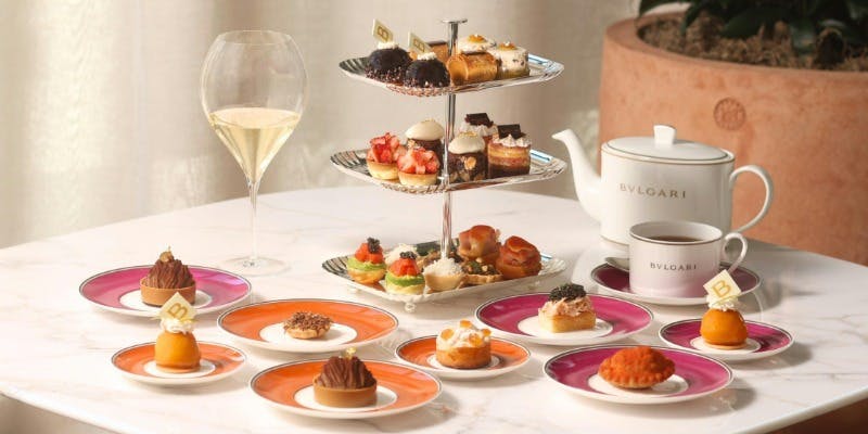 【9F Ginza Dolci】ブルガリ ギンザ ドルチ フェスティブシーズン アフタヌーンティー/スイーツ