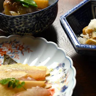 旬の食材を使った多彩なおばんざい