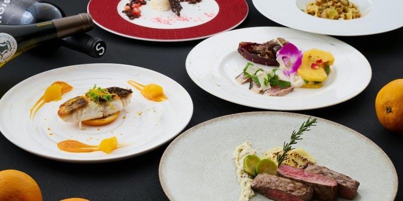 シーフードの旨みが満喫できる ディナーコース “ARANCIOLO アレンチェオーロ”【選べる1ドリンク付き】