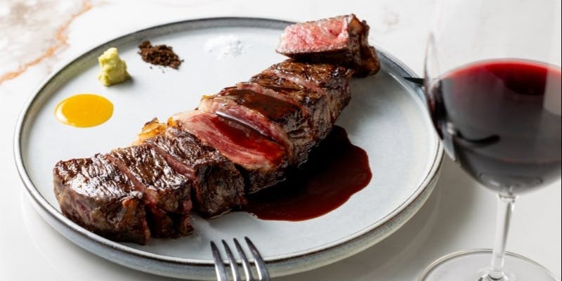 【NEW YEARS EVE 2025】大晦日に炙りA5山形牛＆甘鯛or近江鴨など堪能＋乾杯シャンパン付き（12/31限定）