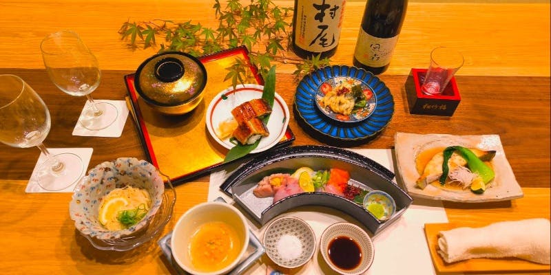 【16,500円コース】前菜、造り、蒸し物、油もの、麺類、など全10品程度（個室確約）