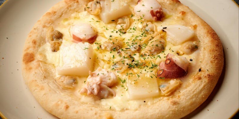 ネプチューンコース　ブイヤベースやマグロタルタル、シーフードピザなど全7品＋2時間飲み放題（Aプラン）