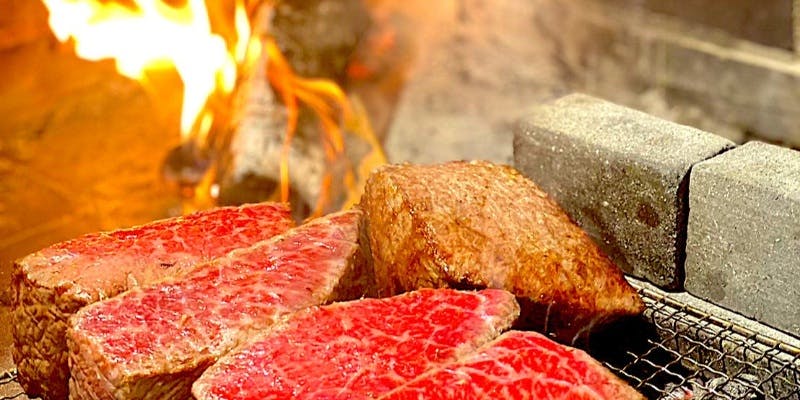 【豪華】ブラックアンガス牛とみやじ豚のダブルメインプラン！！