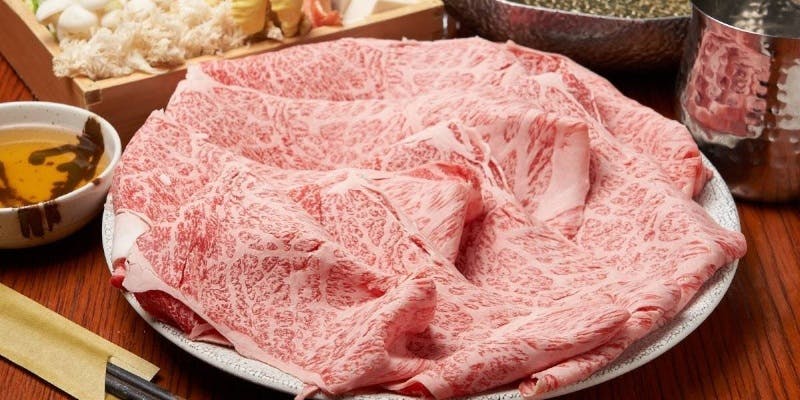 全室個室【極】しゃぶしゃぶorすき焼サーロイン＆三大和牛食比べ（11月・12月）