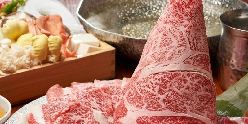 全室個室【輝】しゃぶしゃぶorすき焼,三大和牛食比べ（11月・12月）