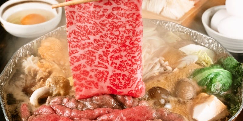 全室個室【光SET】すき焼きorしゃぶしゃぶ 黒毛和牛＆国産ポーク