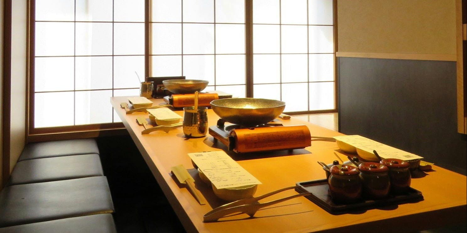 銀座しゃぶ輝 品川イーストワンタワー店 完全個室 黒毛和牛 すき焼き