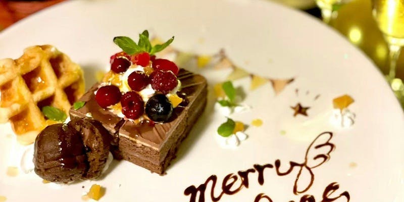 12/20から12/25まで【2025Xmas　Lunch】豪華15種類シュラスコ＋サーロイン食べ放題＋Xmasデザート付き